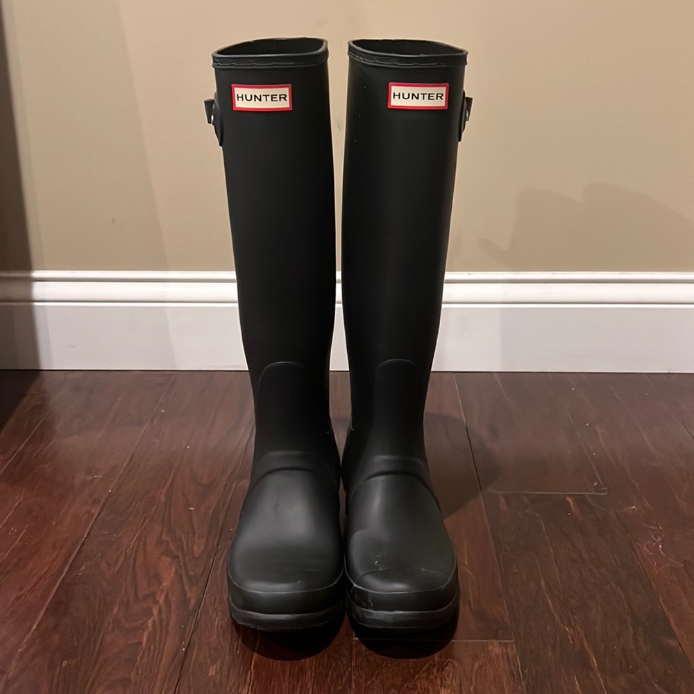 Hunter Rain Boots- Matte Black